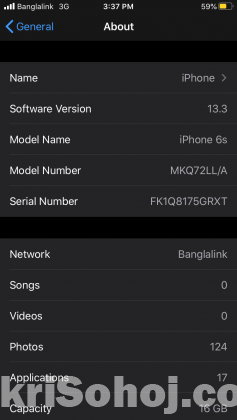 iphone 6s 16gb